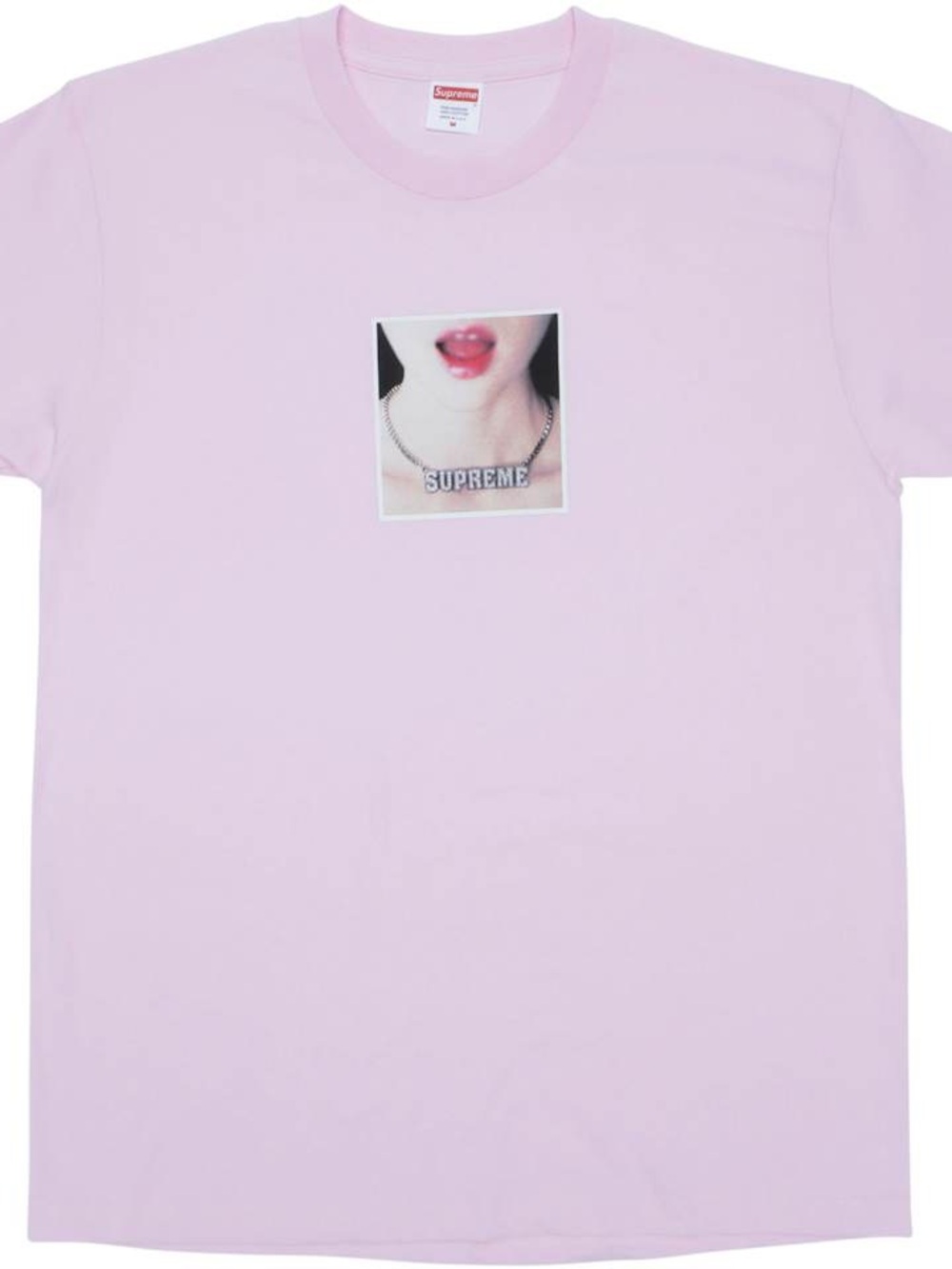 Supreme 2018 Necklace Tee Light Pink - L